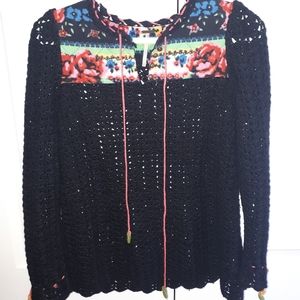 XS vintage Free People crochet top